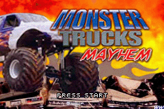 Monster Trucks Mayhem Title Screen